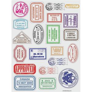 Fun Express Passport Stamp Sticker Sheets – VBS Vacation Bible School Supplies/Decor – (480 Stickers)