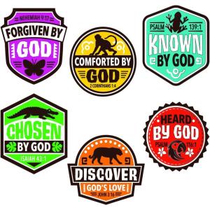 Fun Express Treasure Hunt VBS Cutouts – Party Decor – VBS Vacation Bible School Supplies/Decor – 6 Pieces