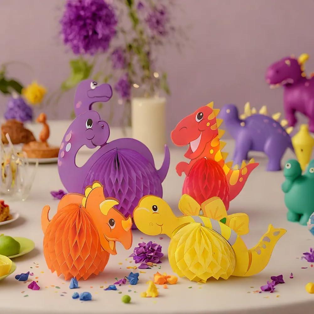 image:imageFun Express Dinosaur 1st Birthday Tissue Centerpieces Fun amp Colorful Party Decor for DinosaurThemed Birthday Parties VBS Baby Showers amp Special Celebrations Perfect for First Birthdays 6 Pieces