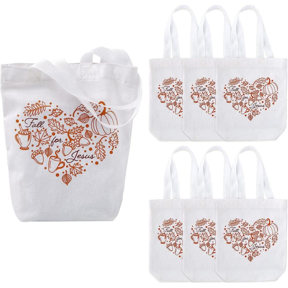 image:image10 x 12 Medium Fall for Jesus Tote Bags 6 Pieces