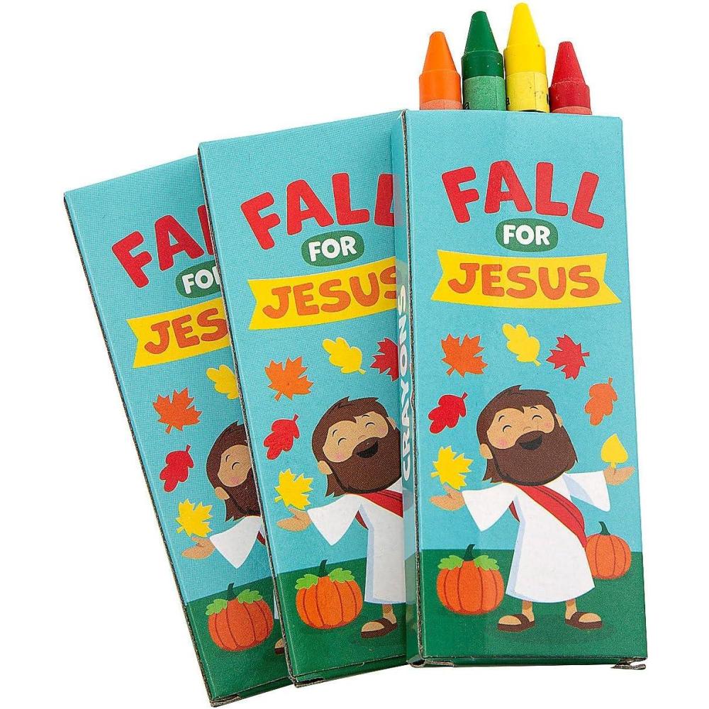 image:image4Color Religious Fall Crayons 24 Pieces