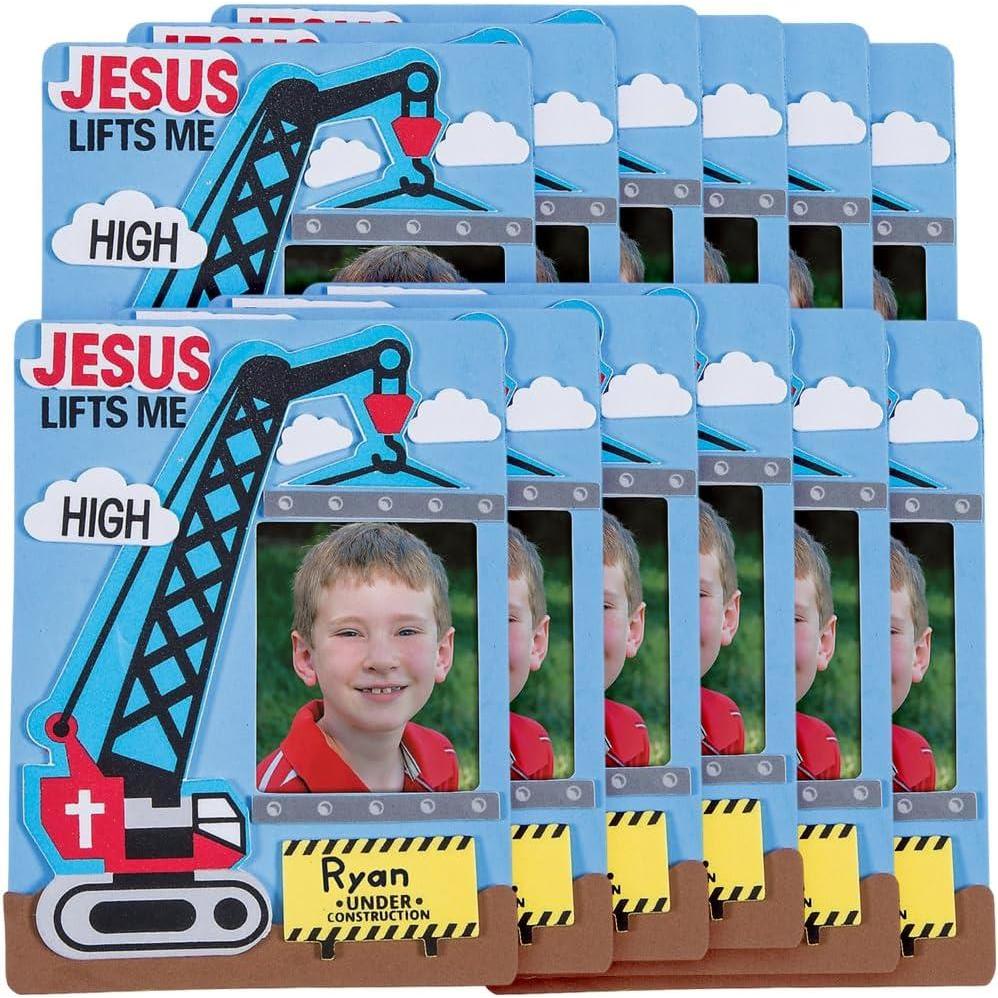 image:imageConstruction Vbs Picture Frame Craft Kit 12Pc Crafts for Kids and Fun Home Activities