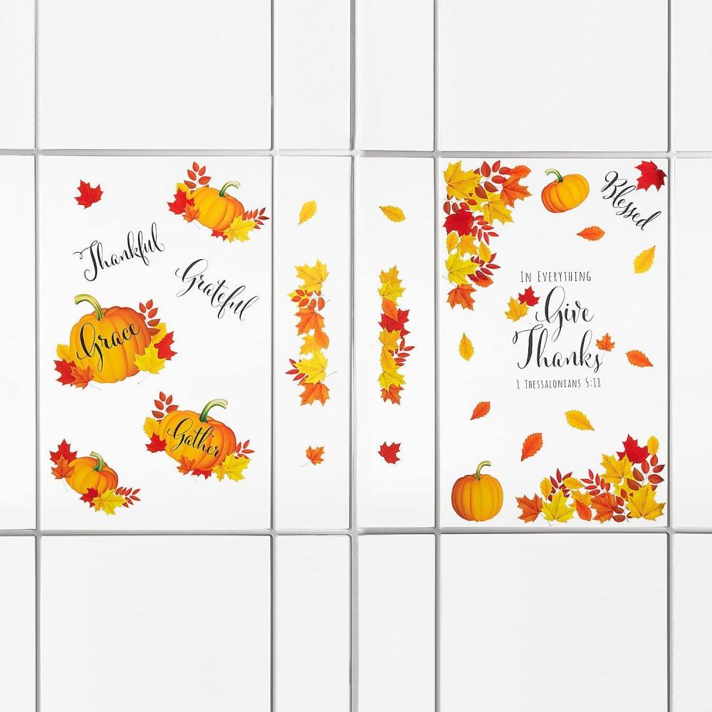 image:imageFaith Fall Window Clings 27 Pieces