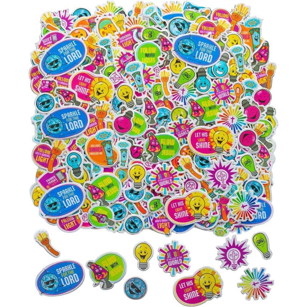 image:imageFun Express 12 2 Bulk 324 Pc Jesus is The Light VBS SelfAdhesive Foam Shapes