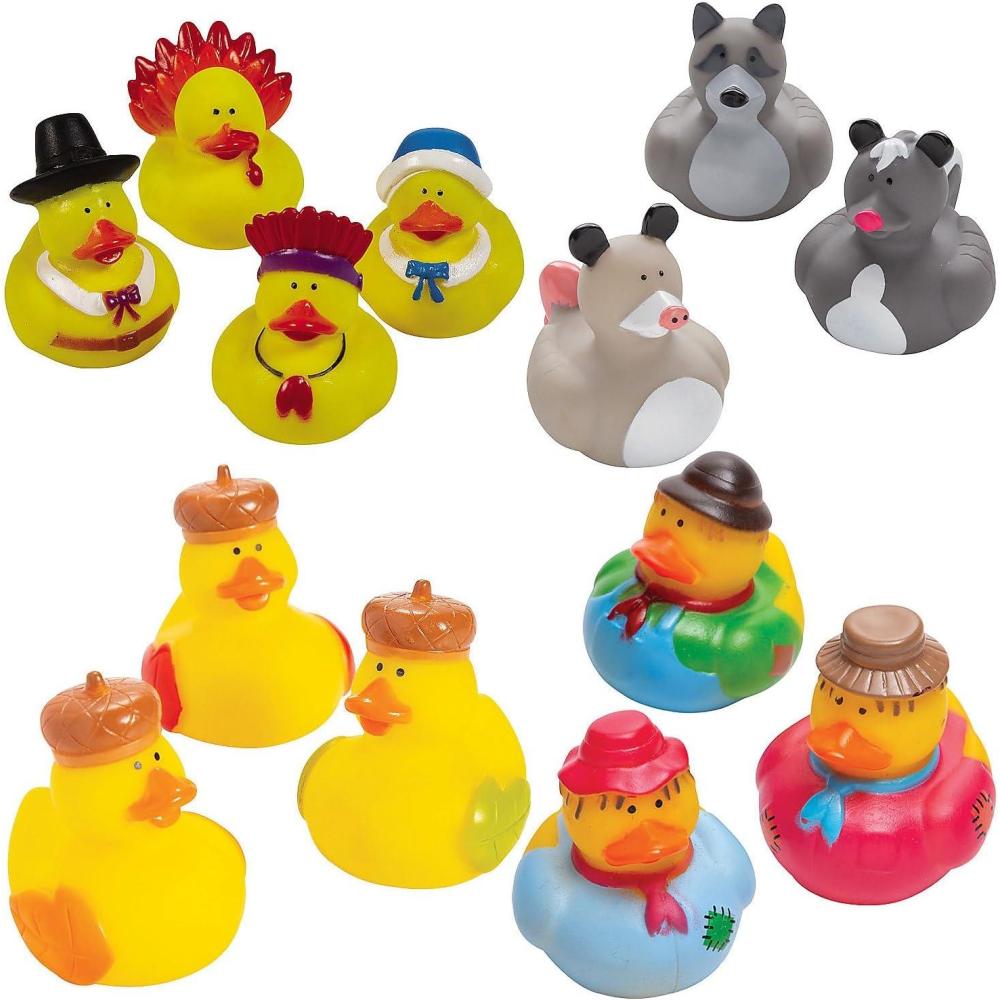 image:imageFun Express 2 Bulk 48 Piece FallThemed Rubber Duck Assortment