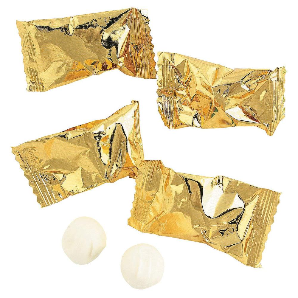 image:imageFun Express Buttermints Gold Individually Wrapped Mints Bulk 108 Pack Soft Butter Mints Candy for Wedding Favors for Guests Baby Shower Party Favors Thank You Gifts amp Bridal Shower Celebrations