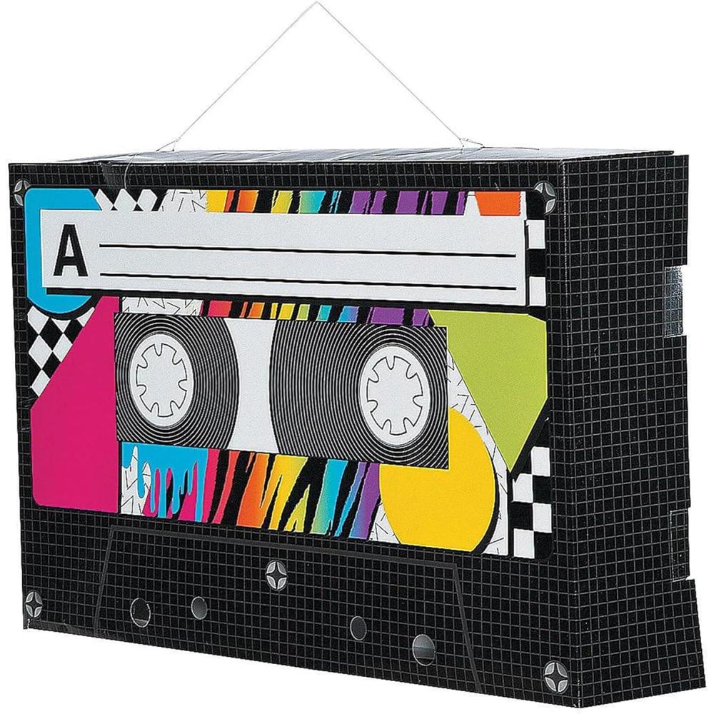 image:imageFun Express Cassette Tape Hanging Decor set of 6 80s Party Decor VBS Vacation Bible School SuppliesDecor