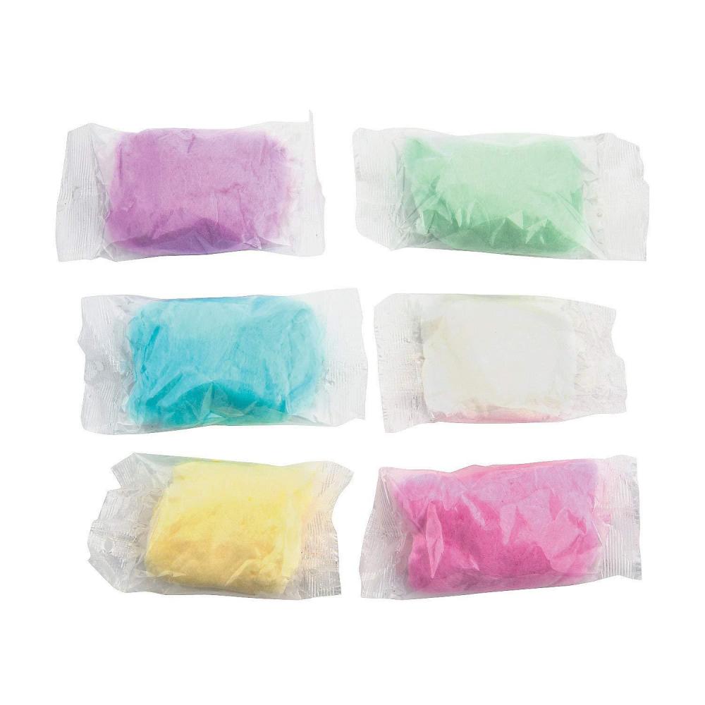 image:imageFun Express Cotton Candy Bags Bulk 24 Pack  Pink Blue Purple Yellow White Green Individually Wrapped Party Favors for Baby Shower Gender Reveal amp Candy Buffet  Carnival Circus Theme Treats