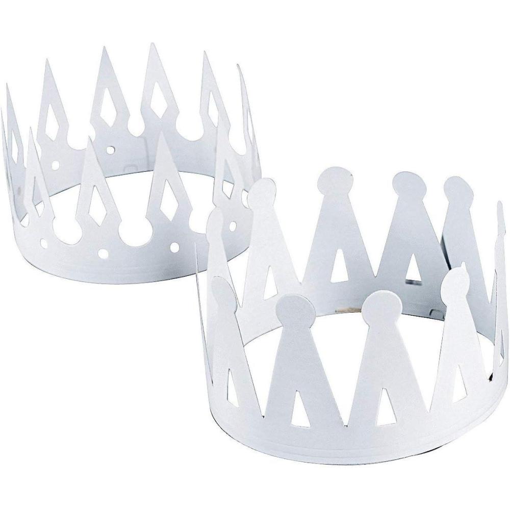image:imageFun Express DIY Paper Crowns Bulk Set of 50 Princess Queen and King Party Activities Kids Do it Yourself Crafts VBS Vacation Bible School SuppliesDecor