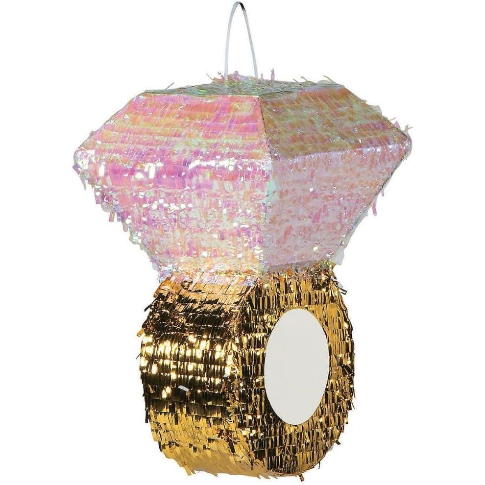 image:imageFun Express Diamond Ring Pinata  Bachelorette Party Decorations amp Bridal Shower Decor  Large Heart Shaped Pinata for Engagement Party Accessories  Bride to Be Decorations for Wedding Shower