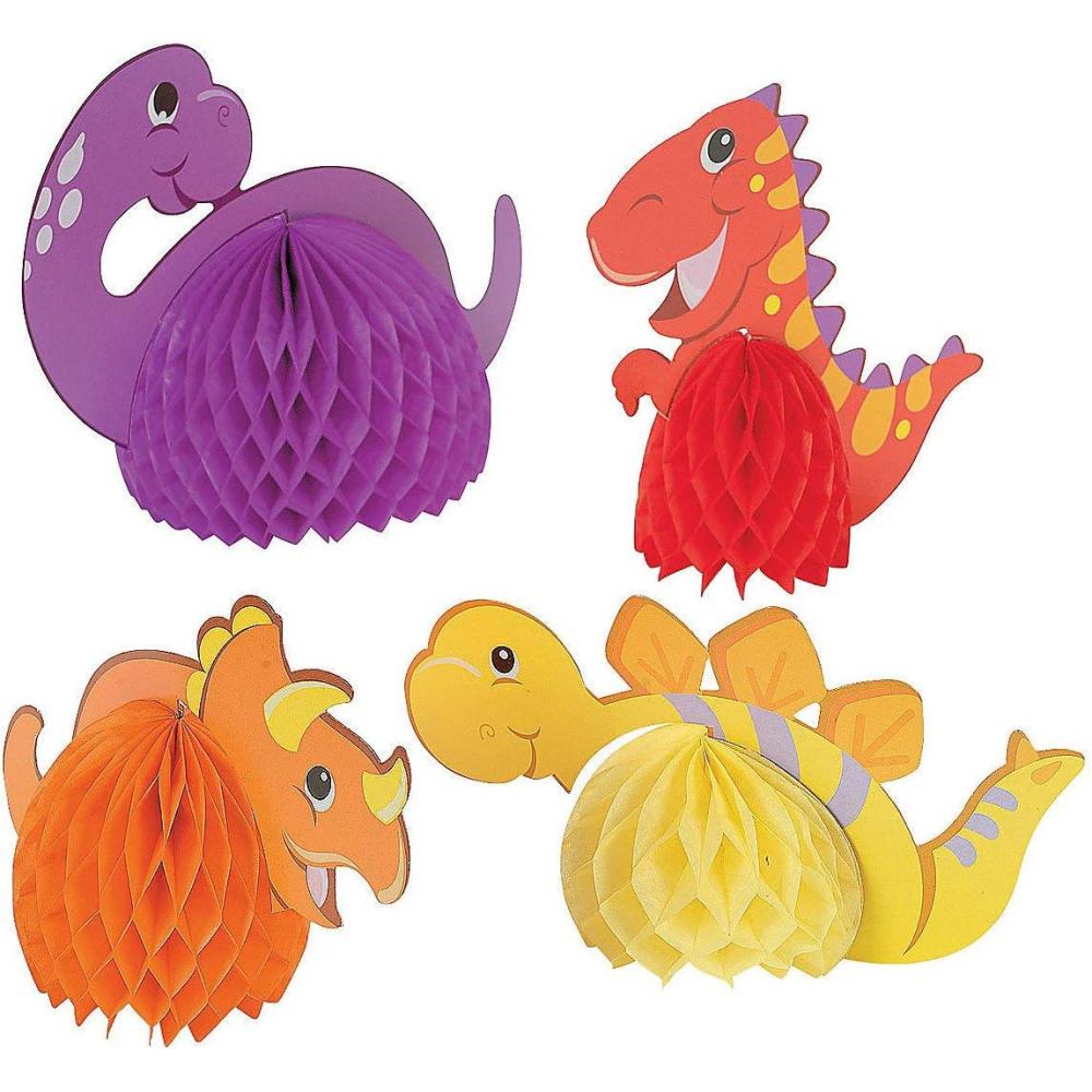 image:imageFun Express Dinosaur 1st Birthday Tissue Centerpieces Fun amp Colorful Party Decor for DinosaurThemed Birthday Parties VBS Baby Showers amp Special Celebrations Perfect for First Birthdays 6 Pieces
