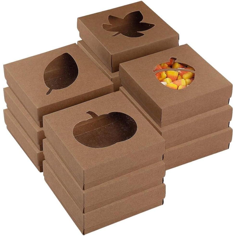 image:imageFun Express Fall Die Cut Treat Box Party Supplies 12 Pieces