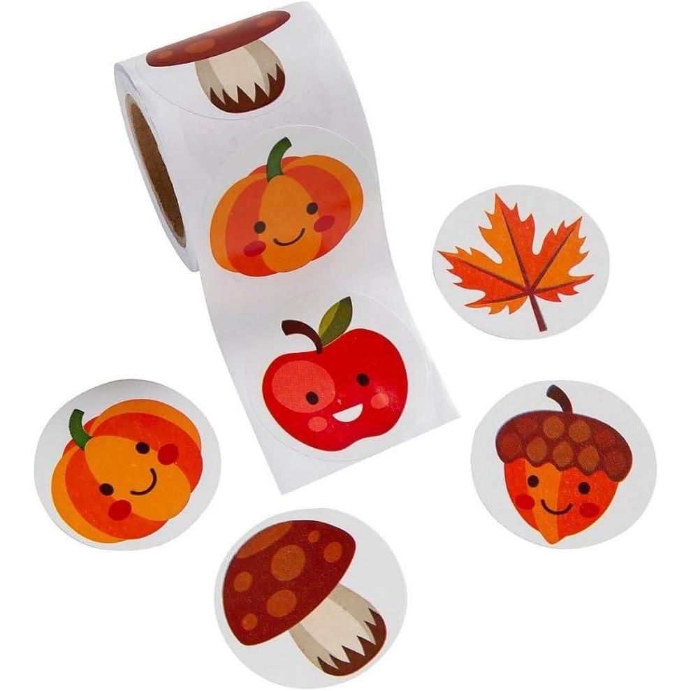 image:imageFun Express Fall Sticker Roll 100 Pc