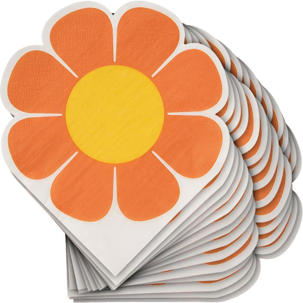 image:imageFun Express Groovy Flower Power Luncheon Napkins Colorful Retro Floral Party Napkins Birthdays Weddings Baby Showers Special Events Perfect Vibrant Celebrations amp Floral Themed Parties 16 Pieces