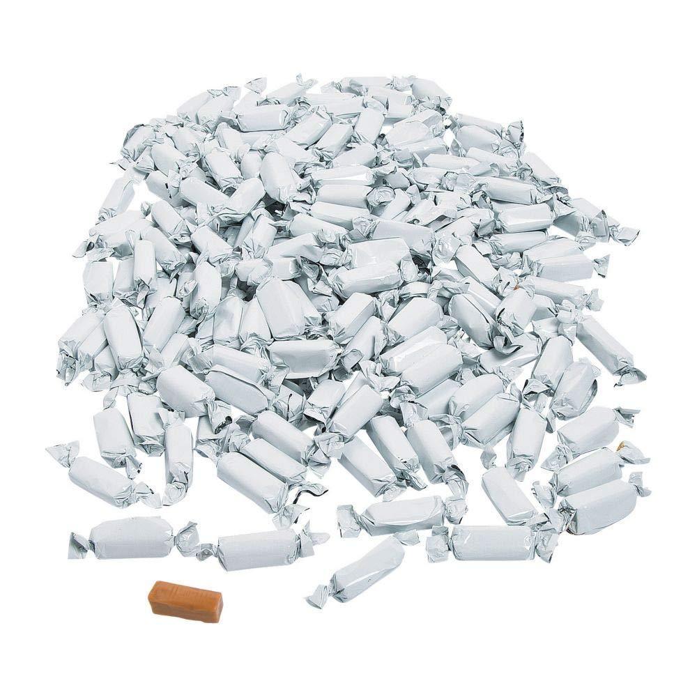 image:imageFun Express Individually Wrapped Candy Caramel Creams  Premium White Foil Wrapped Soft Caramels Bulk 2 Pounds  Perfect for Wedding Candy Buffet Party Favors amp Gift Bags  Approximately 189 Pieces