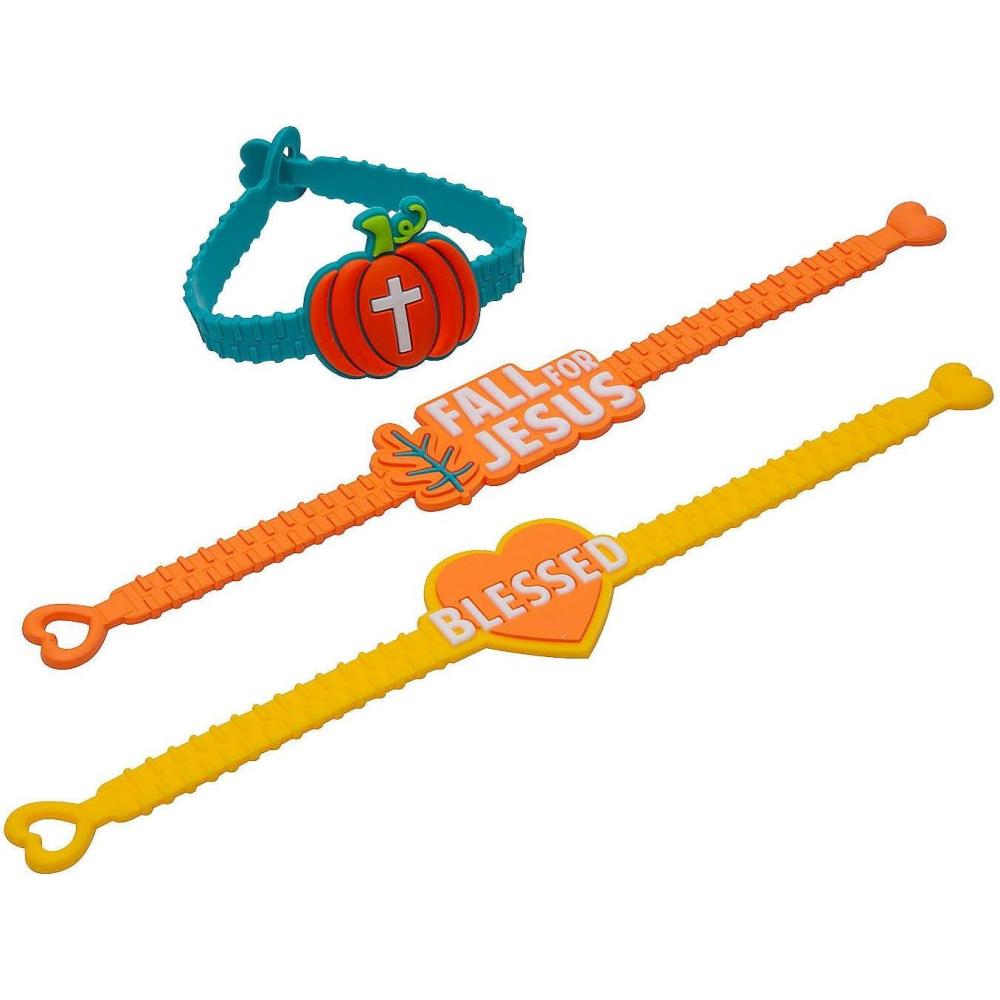 image:imageFun Express Religious Fall Bracelets with Charm 12 Piece