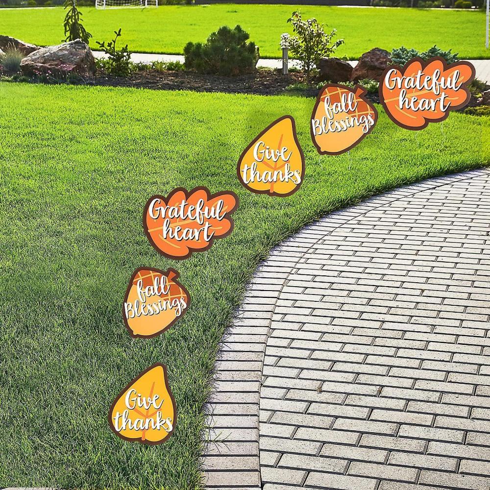 image:imageFun Express Religious Fall Sidewalk Signs Religious Fall Sidewalk Signs 6 Pieces