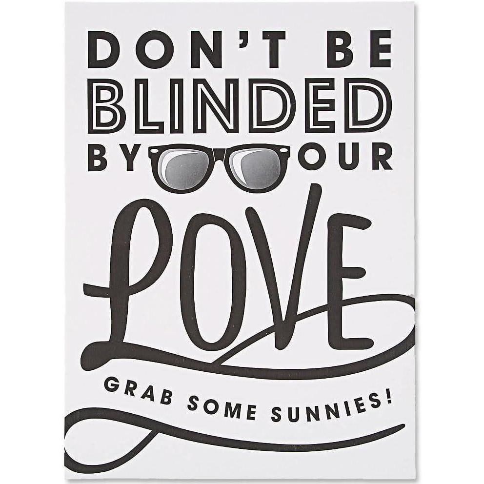 image:imageFun Express Sunglasses Wedding Favor Sign  Fun amp Stylish Wedding Reception Party Dcor  Perfect for Event Receptions Photo Booths Wedding Favors  EyeCatching Wall Dcor Special Occasions  1 Piece
