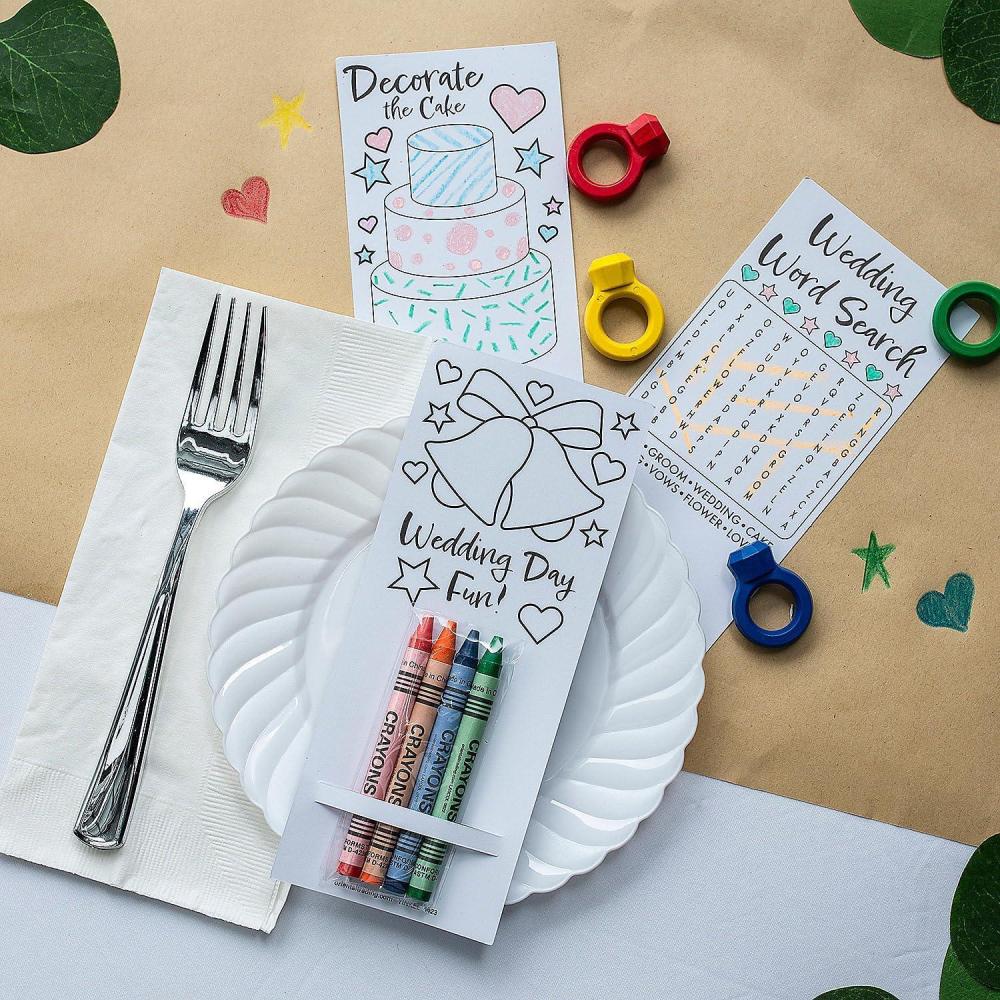image:imageFun Express Wedding Coloring Activity Cards 24 Pieces