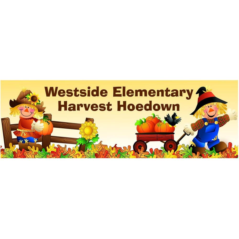 image:imageHarvest Hoedown Fall Custom Banner  Medium  1 Piece