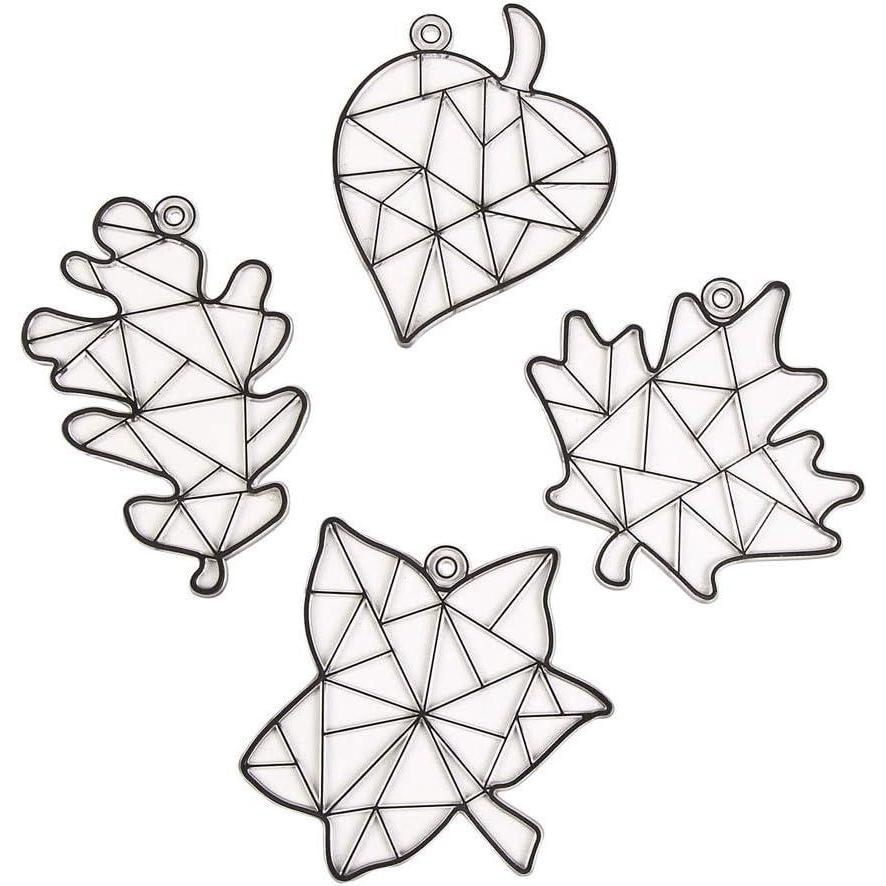 image:imagePaint Your Own Fall Leaf Suncatchers 24 Pieces