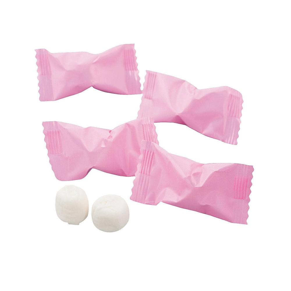 image:imageSole Favors Butter Mints Individually Wrapped Bulk 108 Pack Soft Buttermints Candy for Wedding Favors for Guests Pink Mint Party Favor for Bridal Shower Baby Shower amp Graduation CelebrationsPink