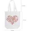 10″ x 12″ Medium Fall for Jesus Tote Bags – 6 Pieces