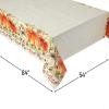 54″ x 84″ Thank-Fall Plastic Tablecloth