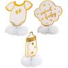 Baby Shower Girl or Boy Honeycomb Centerpiece – 6 Pieces