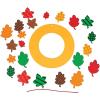 Fall Leaves Paper Wreath Craft Kit -12 – Crafts for Kids and Fun Home Activities