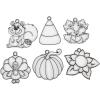 Fall Suncatchers – Craft Supplies – 24 Pieces