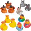 Fun Express 2″ Bulk 48 Piece Fall-Themed Rubber Duck Assortment