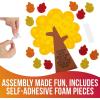 Fun Express 5 1/2″ Fall Tree with Bible Verse Magnet Foam Craft Kit – Makes 12