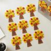 Fun Express 5 1/2″ Fall Tree with Bible Verse Magnet Foam Craft Kit – Makes 12