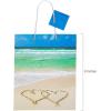 Fun Express 7 1/2″ x 9″ Bulk 60 Pieces Medium Wedding Beach Gift Bags with Tags
