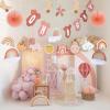 Fun Express Boho Rainbow Baby Shower Decor KIT – Party Decor – 10 Pieces