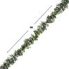 Fun Express Boxwood Garland 12 Ft. x 7″ Greenery Garland for Wedding Decor – Artificial Greenery Faux Plants Indoor Table Decorations | Floral Garland for Mantle Backdrop Centerpieces & Reception