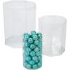 Fun Express Candy Jars Bulk 24 Piece Set – Clear Plastic Apothecary Jars for Candy Buffet | Assorted Sizes Small Medium Large Containers for Wedding Party Table Display & Storage