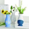 Fun Express DIY Ceramic Vase Set of 12 – Small White Bud Vases in Bulk for Centerpieces | Mini Pottery Vases for Home Decor, Wedding Decorations for Tables & Crafts for Kids | Paintable Clay Vase Kit