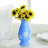 Fun Express DIY Ceramic Vase Set of 12 – Small White Bud Vases in Bulk for Centerpieces | Mini Pottery Vases for Home Decor, Wedding Decorations for Tables & Crafts for Kids | Paintable Clay Vase Kit