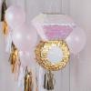 Fun Express Diamond Ring Pinata – Bachelorette Party Decorations & Bridal Shower Decor | Large Heart Shaped Pinata for Engagement Party Accessories | Bride to Be Decorations for Wedding Shower