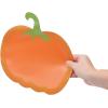Fun Express Fall Leaf Cutouts with Glitter – 6 Pc(Pumpkin)