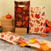 Fun Express Fall Leaf Plastic Goody Bags Bulk 50 Pc