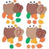 Fun Express Fall Owl Ornament Craft Kit – Makes 12 – Autumn Crafts for Kids