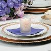Fun Express Gold Votive Candle Holders 12 Pack – Personalized Glass Candle Holder Set for Wedding Decorations & Table Centerpieces | Custom Wedding Favors for Guests with Two Hearts Design