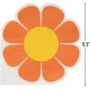 Fun Express Groovy Flower Power Luncheon Napkins – Colorful Retro Floral Party Napkins Birthdays Weddings Baby Showers Special Events – Perfect Vibrant Celebrations & Floral Themed Parties – 16 Pieces