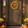 Fun Express Hello Fall Sunflower Clothespin Wreath Craft Kit – Makes 1