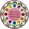 Fun Express Mother’s Day Party Mothers Are a Gift From God Paper Dessert Plates – Floral Theme Disposable Dessert Paper Plates – Dinnerware Party Supplies Tableware for Birthday Baby Shower – 8 Pieces