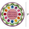 Fun Express Mother’s Day Party Mothers Are a Gift From God Paper Dessert Plates – Floral Theme Disposable Dessert Paper Plates – Dinnerware Party Supplies Tableware for Birthday Baby Shower – 8 Pieces