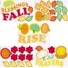 Fun Express Religious Blessings Fall Classroom Door Decorating Kit – 35 Pieces